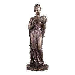 Ουρανία: Μούσα της Αστρονομίας (Αγαλμα Ηλεκτρόλυσης Μπρούτζου & Ρητίνης 22εκ.)